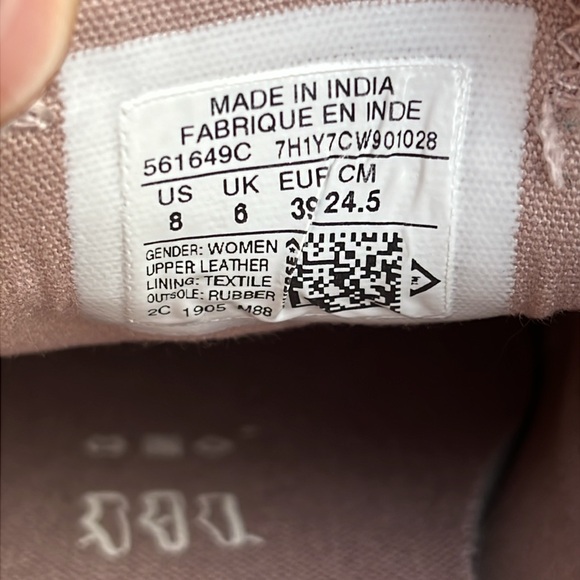 Converse “Precious Metal” Chuck Taylor Low Top in Metallic Taupe (Pink) Sz 8 - Picture 14 of 14